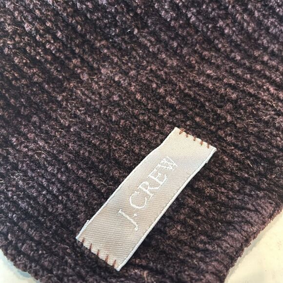 J Crew dark brown burgundy velour scarf - Picture 7 of 7